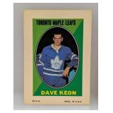1971 Topps Stickers Hockey Dave Keon HOF