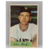1954 Bowman Baseball #41 - Ad Dark "Giants" Stai