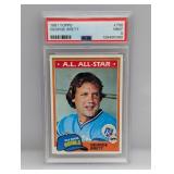 1981 Topps #700 George Brett HOF PSA 9