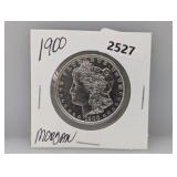 1900 90% Silv Morgan $1 Dollar