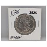 1885 90% Silv Morgan $1 Dollar
