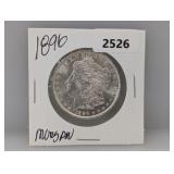 1896 90% Silv Morgan $1 Dollar