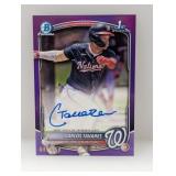 2025 1st Bowman Chrome Carlos Tavares Auto 99/250