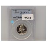 PCGS 1976-S PR69DCAM Silv Wash Quarter