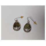 .925 Sterl Claddagh Drop Earrings