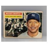 1956 Topps #135 Mickey Mantle HOF Yankees Creases
