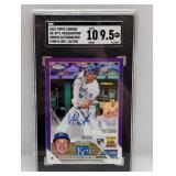 2023 Topps Ch Pasquantino RC Auto 9.5 Purple Ref