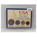 USA Four Most Famous Coins