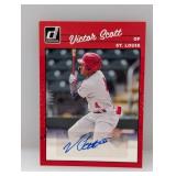2023 Donruss Victor Scott SP 43/49 Autograph