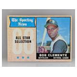 1968 Topps All Star Selection Bob Clemente #374