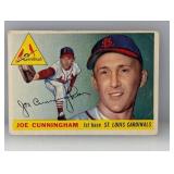 1955 Topps Joe Cinningham Creases/Edges/Corners