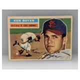1956 Topps #14 - Ken Boyer "Cardinals" MK