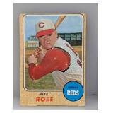 1968 Topps #230 - Pete Rose "Reds" Surface/Stain