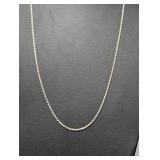 30" .925 Sterl Rope Chain Necklace