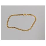 7" Vermeil/.925 Sterl Chain Bracelet