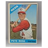 1966 Topps #30 - Pete Rose "Reds" Crease