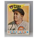 1960 Topps #217 - Charley Grimm "Manager Cubs"