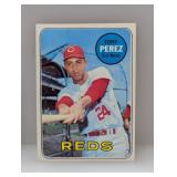 1969 Topps #295 - Tony Perez "Hall Of Fame - Reds