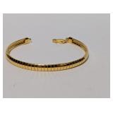 7" Vermeil/.925 Sterl Chain Bracelet