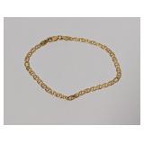 8" Vermeil/.925 Sterl Oval Link Bracelet
