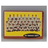 1962 Topps #226 - Giants Team Card