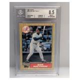 1987 Topps #500 Don Mattingly BGS 8.5