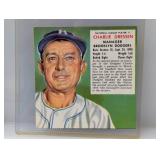 1953 RED MAN TOBACCO CHARLIE DRESSEN 1N Wrinkle