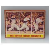 1962 Topps #318 Mickey Mantle HOF Yankees Crease
