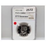 NGC 1972-S PF67 *Cam JFK Half $1