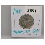 1966 80% Silv Canada Quarter