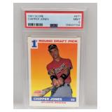 1991 Score Chipper Jones Rookie #671 PSA 9