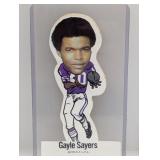 1972 NFLPA VINYL STICKERS GAYLE SAYERS HOF