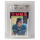 1986 Topps  #690 Ryne Sandberg BGS 8.5