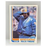 1982 Topps #585 Rollie Fingers Stains