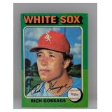 1975 Topps Rich Gossage RC #554 Corner