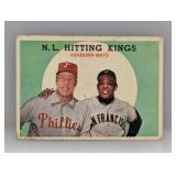 1959 Topps Mays/Ashburn N.L. Hitting Stars HOF MK
