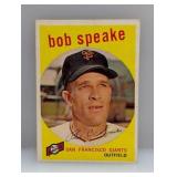 1959 Topps #526 Bob Speake High # Giants Surface