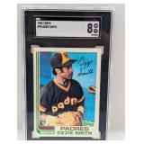 1982 Topps #95 Ozzie Smith SGC 8