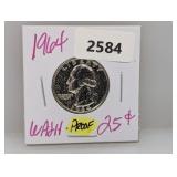 1965 90% Silv PF Wash Quarter
