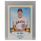 2022 Topps Heritage Shohei Ohtani AL MVP AW-1