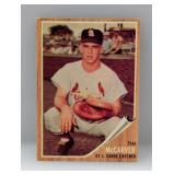 1962 Topps #167 Tim Mccarver Rookie HOF Creases