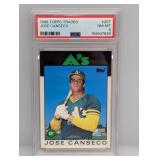 1986 Topps Traded Jose Canseco #20t PSA 8