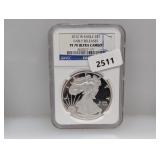 NGC 2012-W PF70 Ultra Cam 1oz .999 Silv Eagle $1