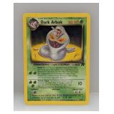 2000 Pokemon Team Rocket Dark Arbok #19 Error DMG