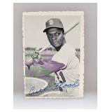 1969 TOPPS DECKLE EDGE CURT FLOOD 28 Indent