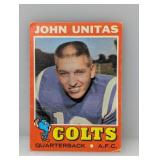 1972 Johnny Unitas Topps #1 Crease/Edges/Corners