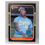 1987 Donruss Bo Jackson RC Corners/Edges/Surface