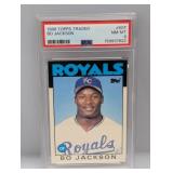 1986 Topps Traded Bo Jackson #50 T PSA 8