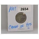 1947 80% Silv Canada Dime
