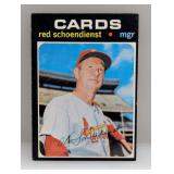 1971 TOPPS Baseball RED SCHOENDIENST HOF 239